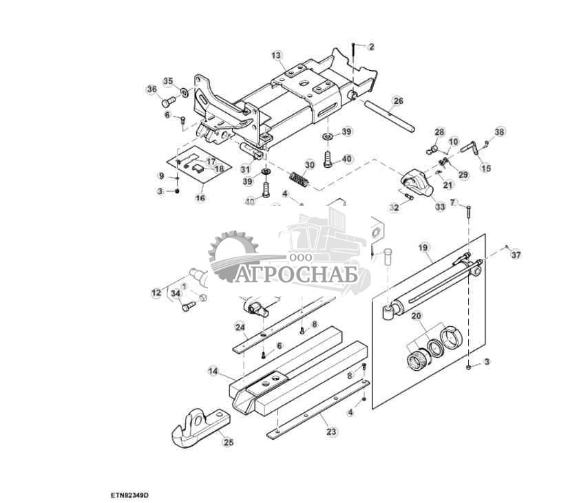 Гидравлическая автосцепка 